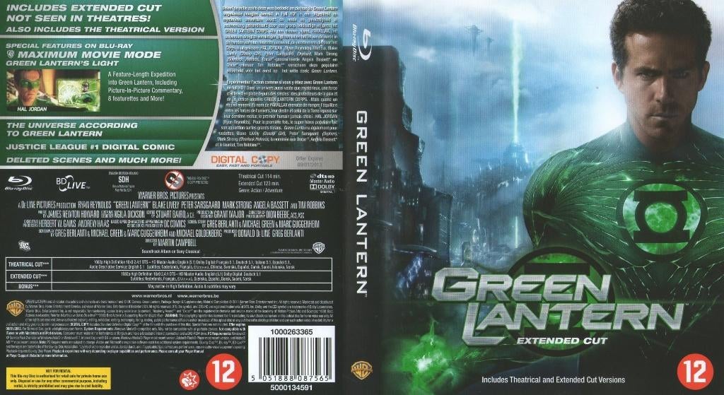 green lantern (blu-ray) neuf, Enlèvement ou Envoi, Comme neuf, Science-Fiction et Fantasy