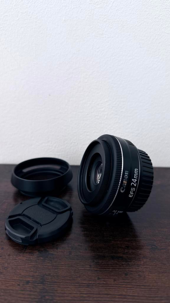 Canon 24mm f/2.8 STM Pancake, Audio, Tv en Foto, Foto | Lenzen en Objectieven, Zo goed als nieuw, Ophalen