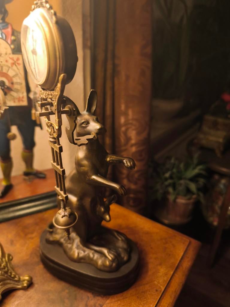 Mysterieus klokje op kangoeroe, Ophalen