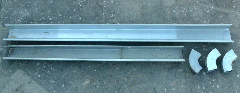 Gouttière zinc, Bricolage & Construction, Neuf, 60 à 80 mm, Zinc, 2 à 4 mètres