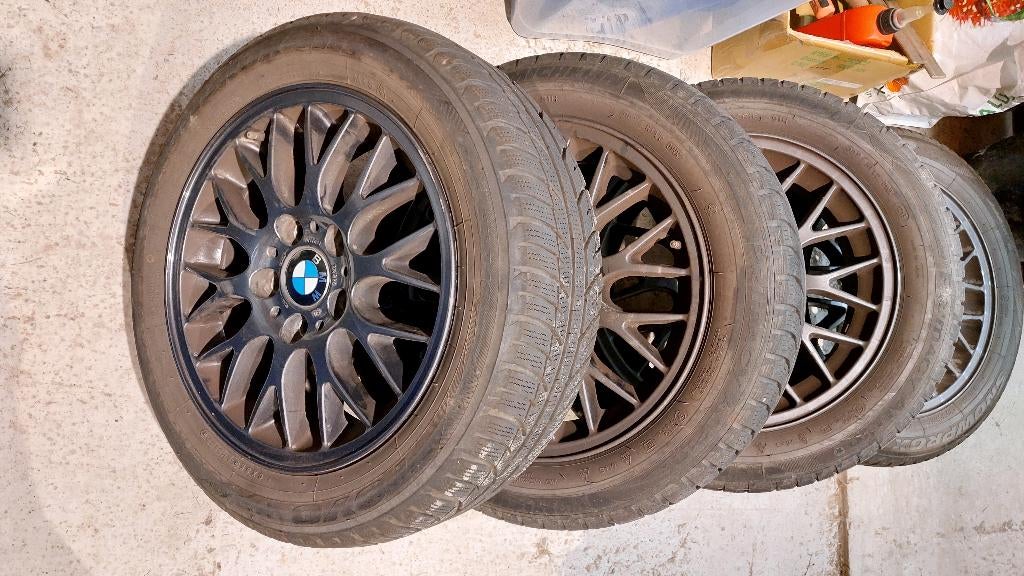Originele zwarte velgen BMW E46 – 16”, Ophalen, Gebruikt, Velg(en), 16 inch