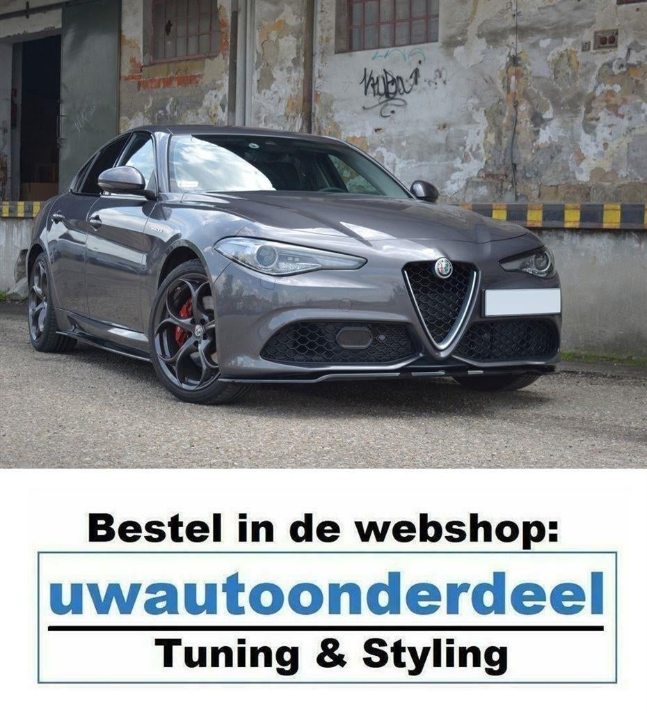 Spoiler Voorspoiler Lip Splitter Voor Alfa Romeo Giulia, Envoi