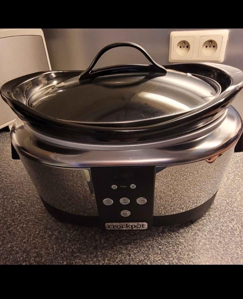 Crock-Pot programmeerbare elektrische slowcooker, Ophalen, Zo goed als nieuw
