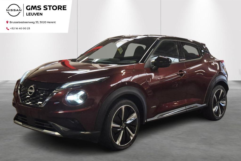 Nissan Juke 1.6 Hybrid 145 N-Design, Auto's, Nissan, Stof, 4 cilinders, Bedrijf, 5 zetels