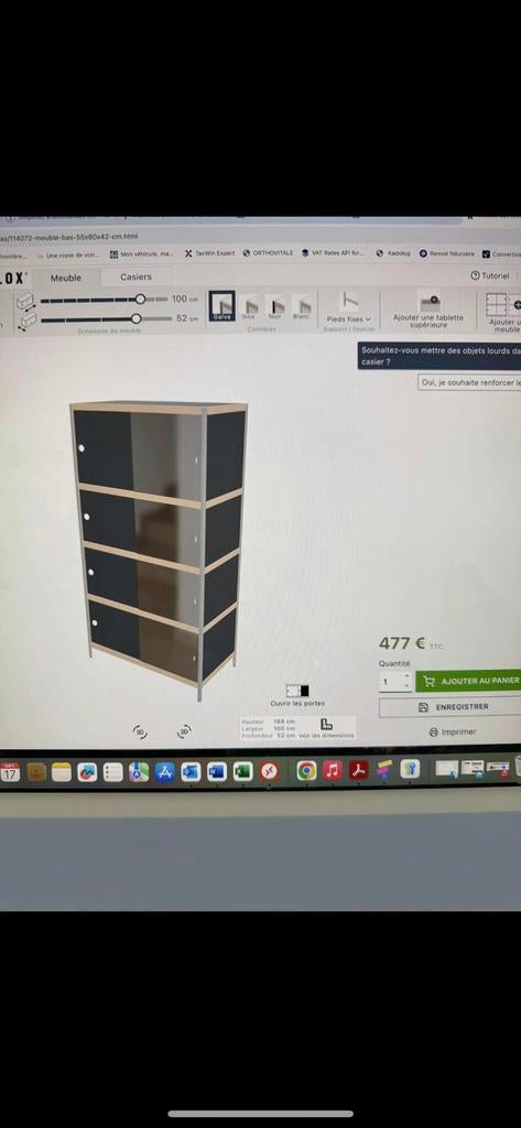 Kewlox armoire, Maison & Meubles, Utilisé