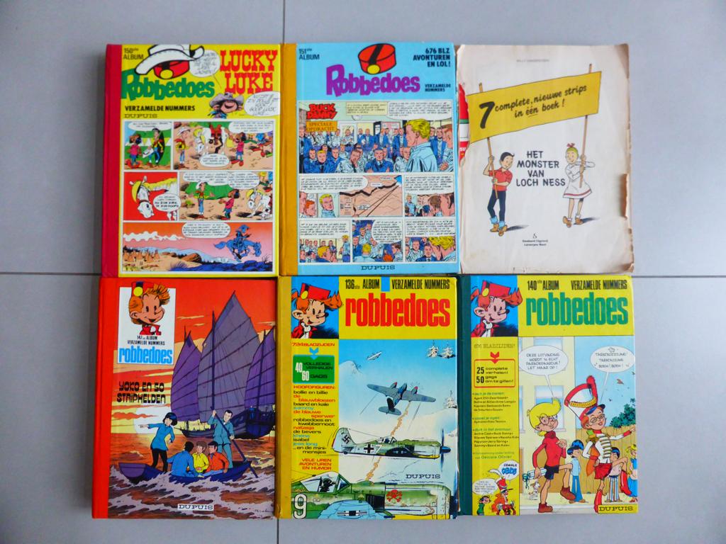 Stripverhalen verzamelboeken (6 stuks), Meerdere stripboeken, Ophalen of Verzenden, Gelezen