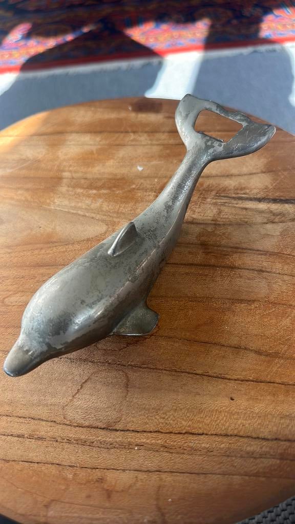 Vintage design metalen dolfijn flessenopener, Enlèvement ou Envoi