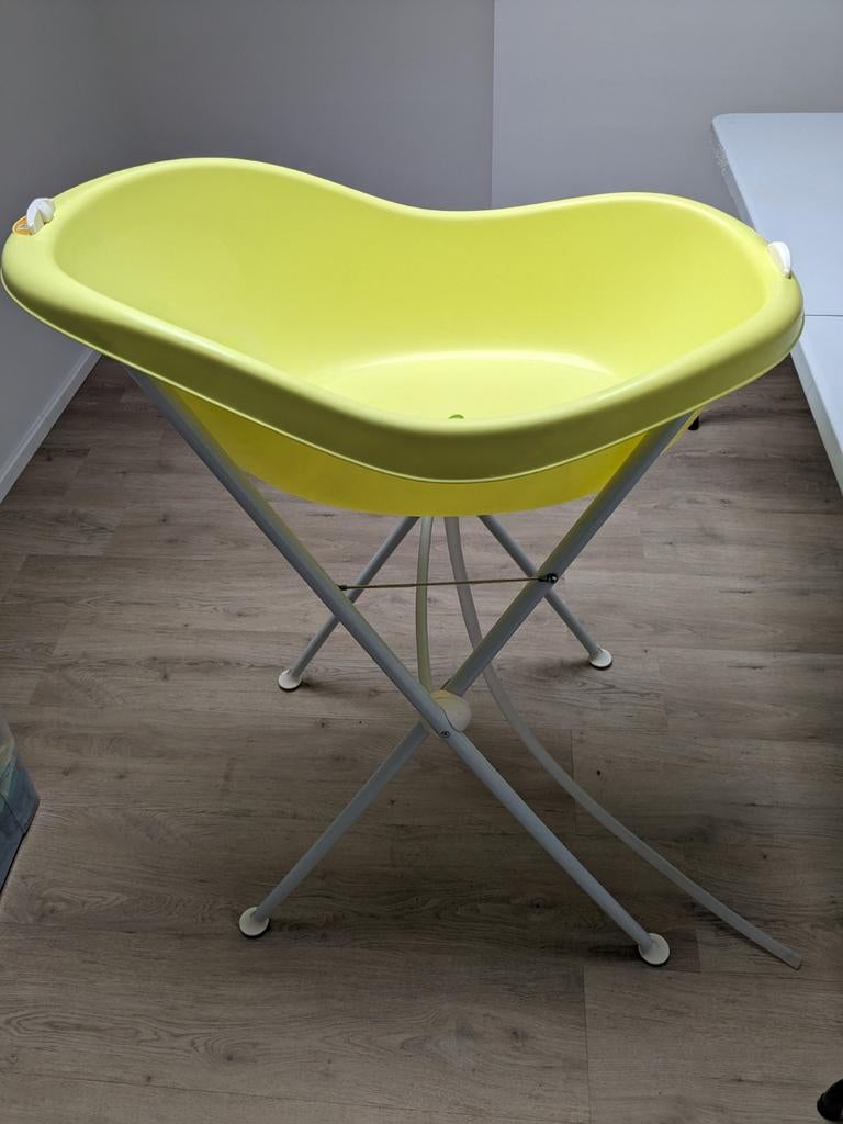 Baignoire + siège de bain pour bébé., Enfants & Bébés, Bains & Soins, Enlèvement, Comme neuf, Baignoire