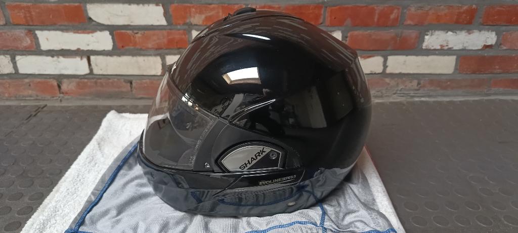 SHARK evoline 3 systeemhelm,maat M, zwart, Seconde main, Shark, Enlèvement, Casque système