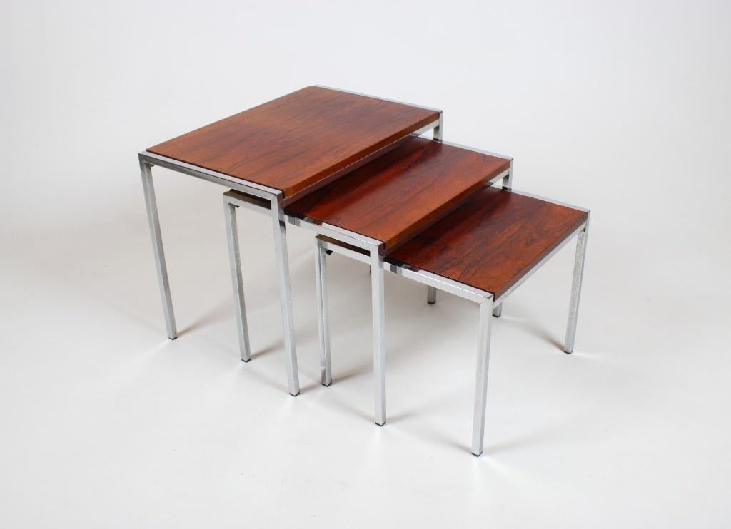 tables d'appoint gigognes vintage, Maison & Meubles, Tables | Tables d'appoint, Utilisé, Rectangulaire, Moins de 45 cm, Moins de 55 cm