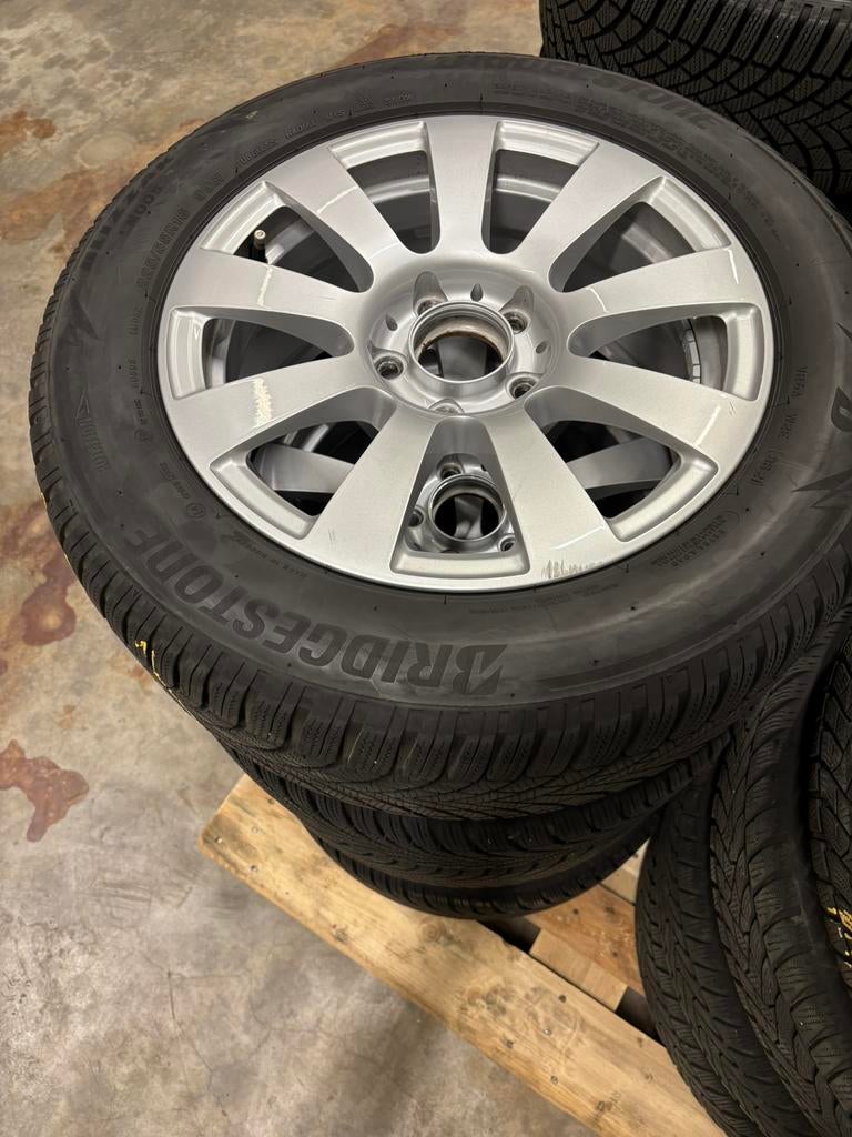 Mercedes E-klasse W212 alu velgen met winterbanden, Auto-onderdelen, Banden en Velgen, Ophalen, Velg(en), 16 inch, Nieuw