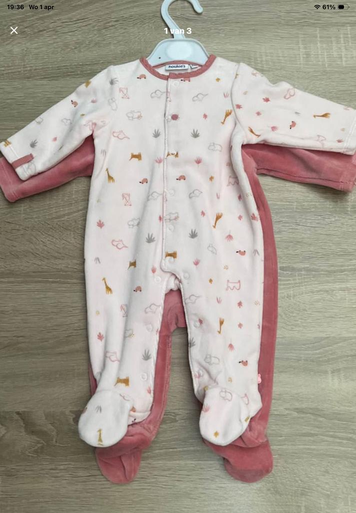 Baby kruippakjes noukies nieuw, Kinderen en Baby's, Ophalen of Verzenden, Nieuw, Meisje, Pakje