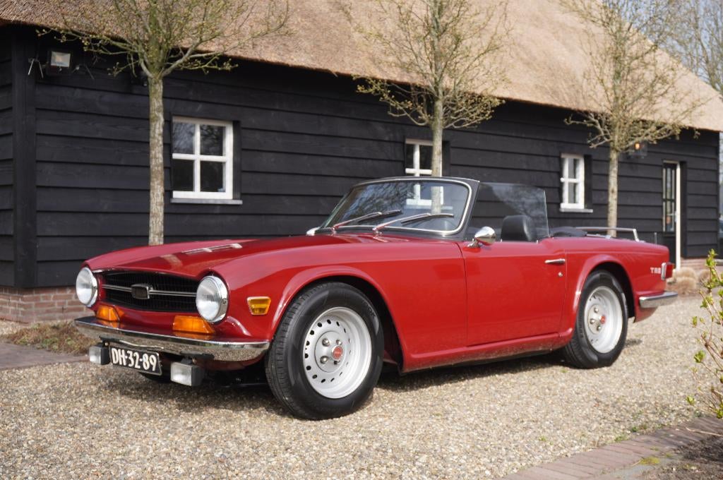 Triumph TR-6 Straight Six met Overdrive, Auto's, Achterwielaandrijving, Cabriolet, Triumph, 2498 cc