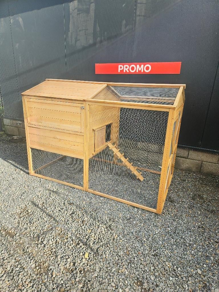 Large kippenhok met uitloopren, Dieren en Toebehoren, Pluimvee | Toebehoren, Nieuw, Kippenhok of Kippenren, Ophalen