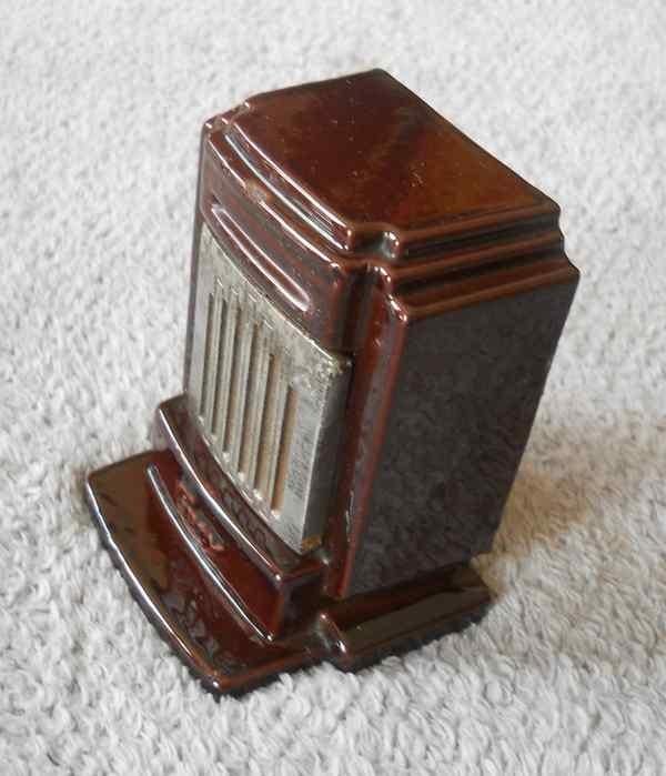 Tirelire en fonte émaillée Ciney, Collections, Enlèvement ou Envoi, Utilisé