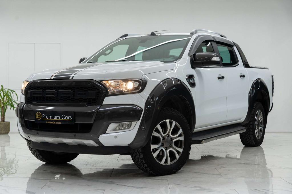 Ford Ranger 3.2TDCI 4x4 Wildtrack! Full option, Sfeer, Garan, Auto's, Automaat, 4 deurs, Gebruikt, Wit
