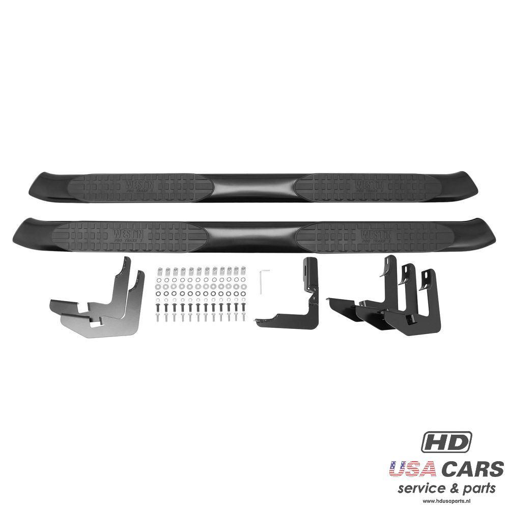 PRO TRAXX 5 OVAL NERF BARS BLACK Sidebars RVS en Black, -, -, Nieuw, Ophalen of Verzenden