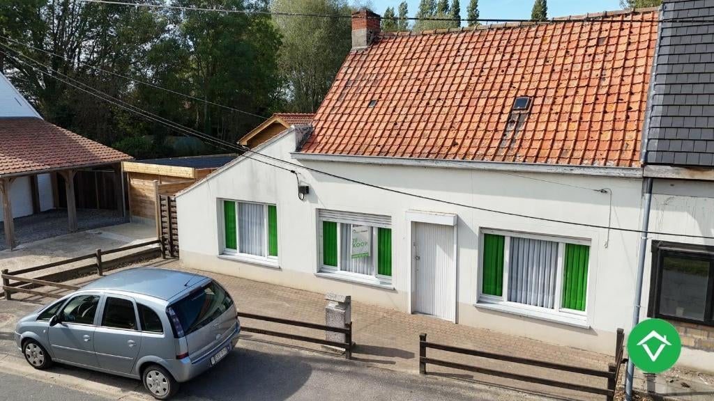 Woning met veel potentieel te Vladslo, Immo, Huizen en Appartementen te koop, 200 tot 500 m², 99 m², 3 kamers, Provincie West-Vlaanderen