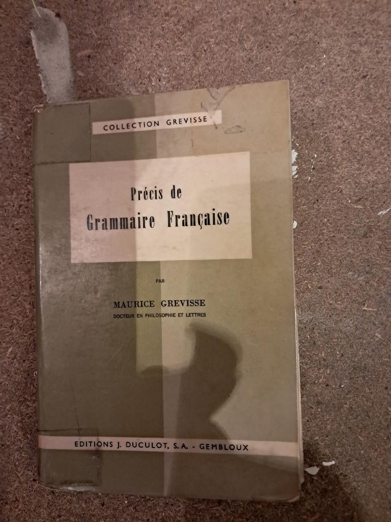 Samenvatting van de Franse grammatica: 1957 Grevisse Maurice, Boeken, Ophalen, Gelezen