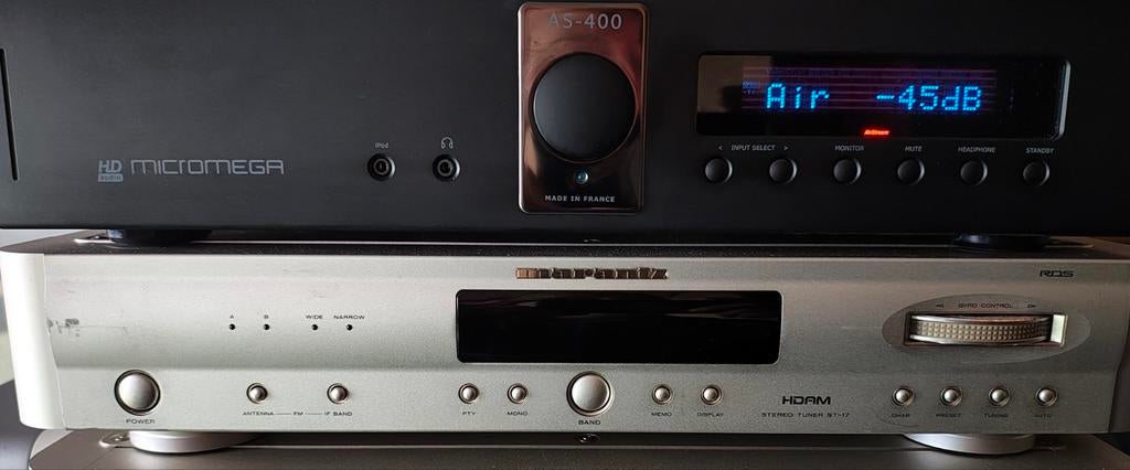 Amplis Audiophile MicroMega AS 400, Enlèvement, Comme neuf, Autres marques