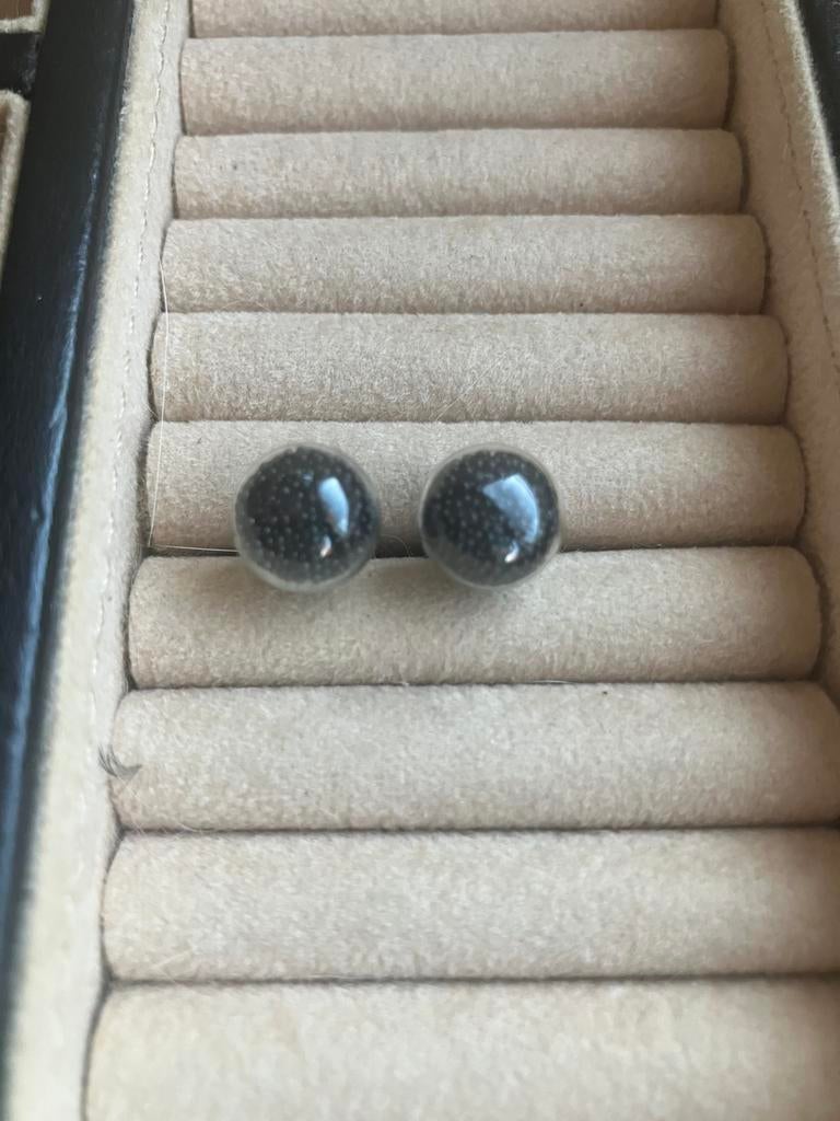 Nieuwe bol oorbellen met mini bolletjes, Bijoux, Sacs & Beauté, Boucles d'oreilles, Enlèvement, Neuf, Jaune