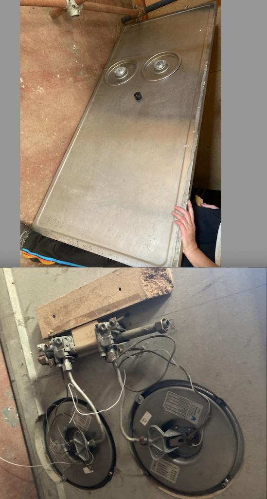 DESSUS DE CUISINE, Bricolage & Construction, Sanitaire, Enlèvement, Inox, Robinet