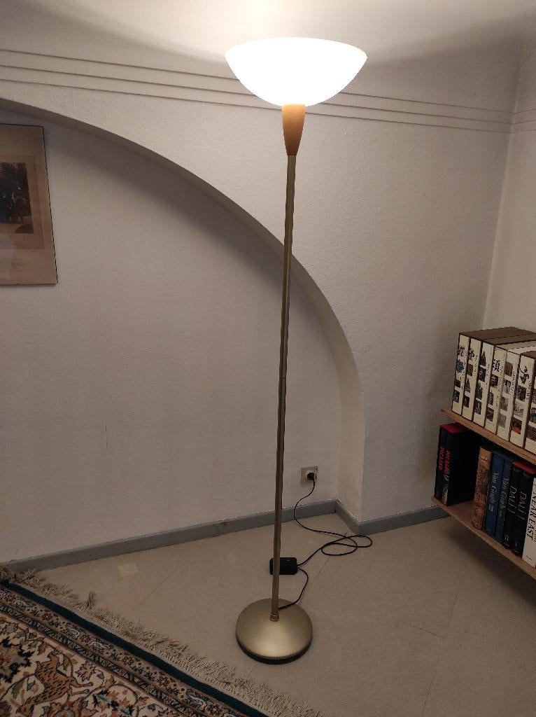 lampe de sol avec variateur - haut 175 cm, Maison & Meubles, Enlèvement, Utilisé, Verre, 150 à 200 cm