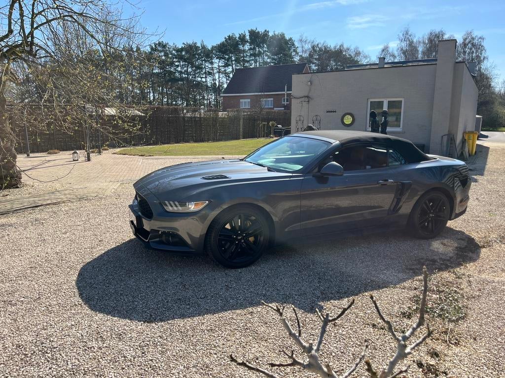Ford mustang 2018 cabrio 48.000km, Auto's, Automaat, Euro 6, 4 cilinders, Cabriolet