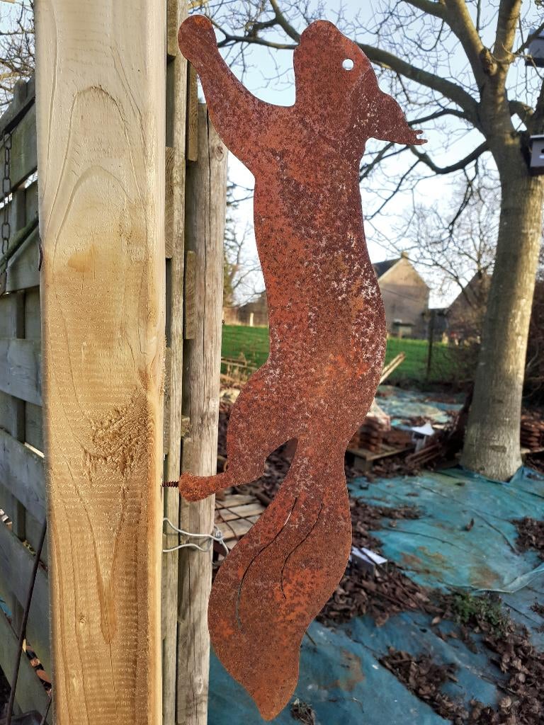 ECUREUIL EN METAL A FIXER, Enlèvement ou Envoi, Neuf, Métal, Animal