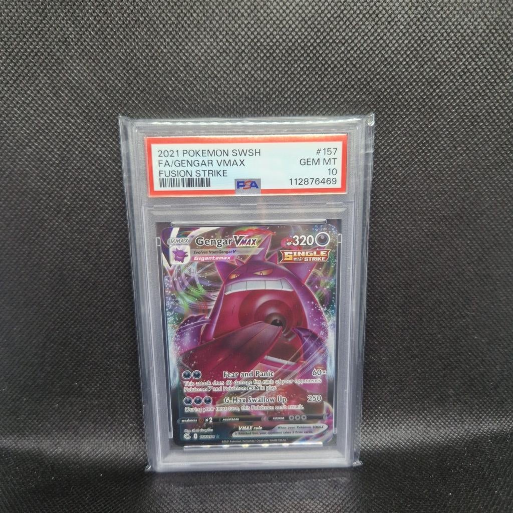 Épée et bouclier Gengar Vmax Fusion Strike PSA 10, Hobby & Loisirs créatifs, Jeux de cartes à collectionner | Pokémon, Enlèvement ou Envoi