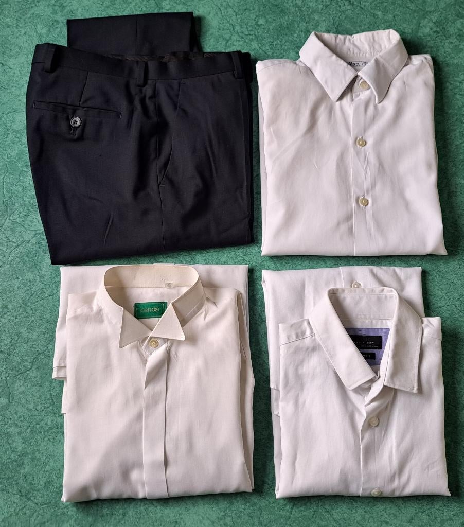 Ceremonie/avondkleding voor heren: broeken, overhemden -T 38, Kleding | Heren, Trouwkleding en Trouwaccessoires, Overige kleuren