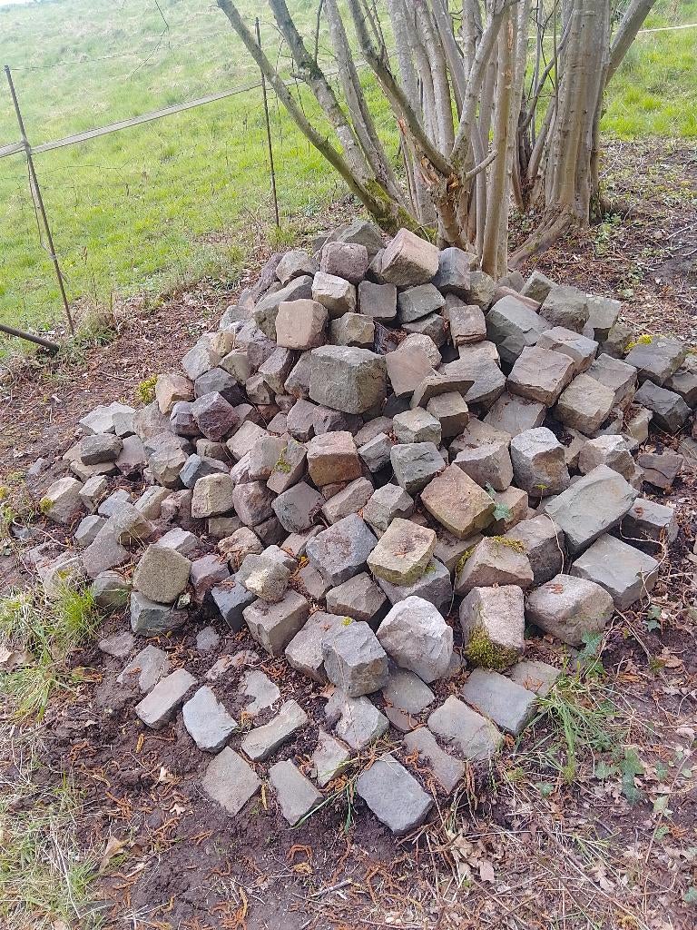 Lot de pavés de rue, Jardin & Terrasse, Enlèvement, Comme neuf, Autres matériaux, Autres types