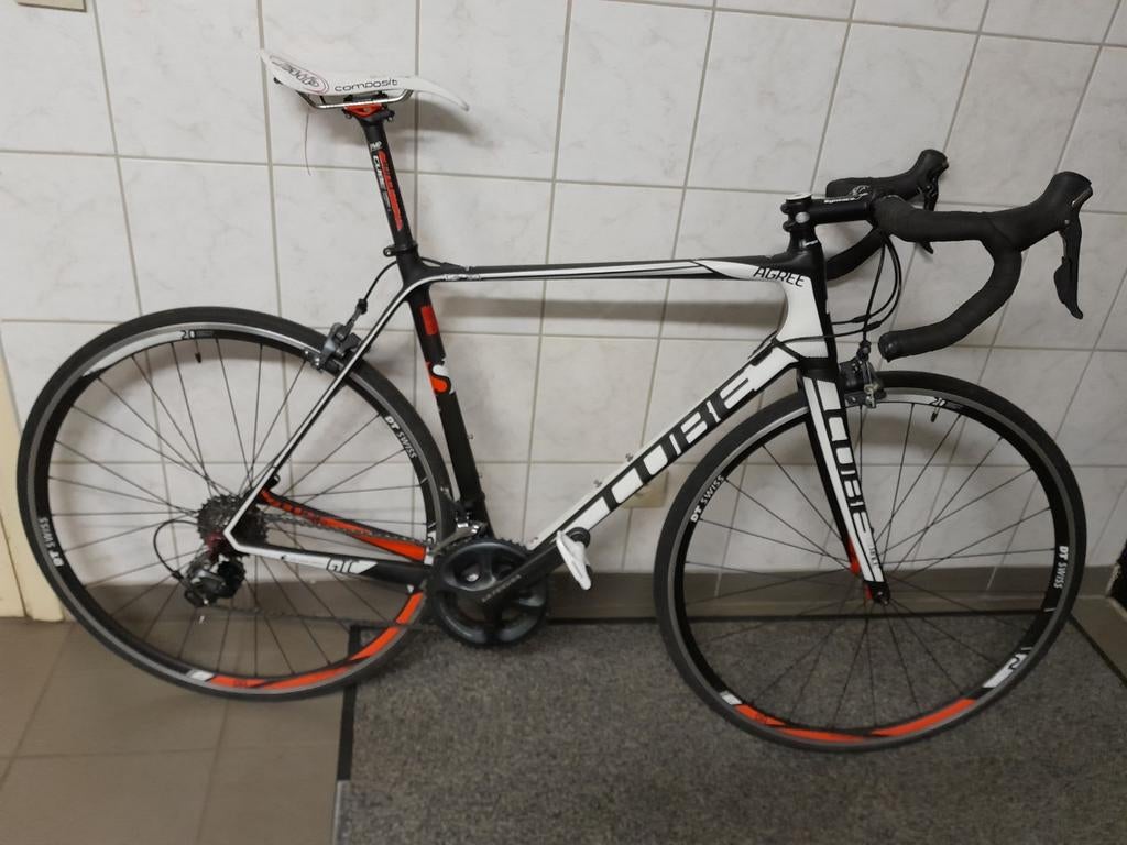 race fiets cube agree carbon, Fietsen en Brommers, Ophalen, Carbon