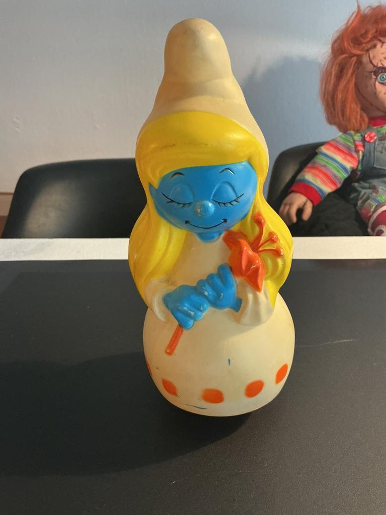 Schtroumpfette avec son et vieillissant, Enlèvement, Utilisé, Schtroumpfette