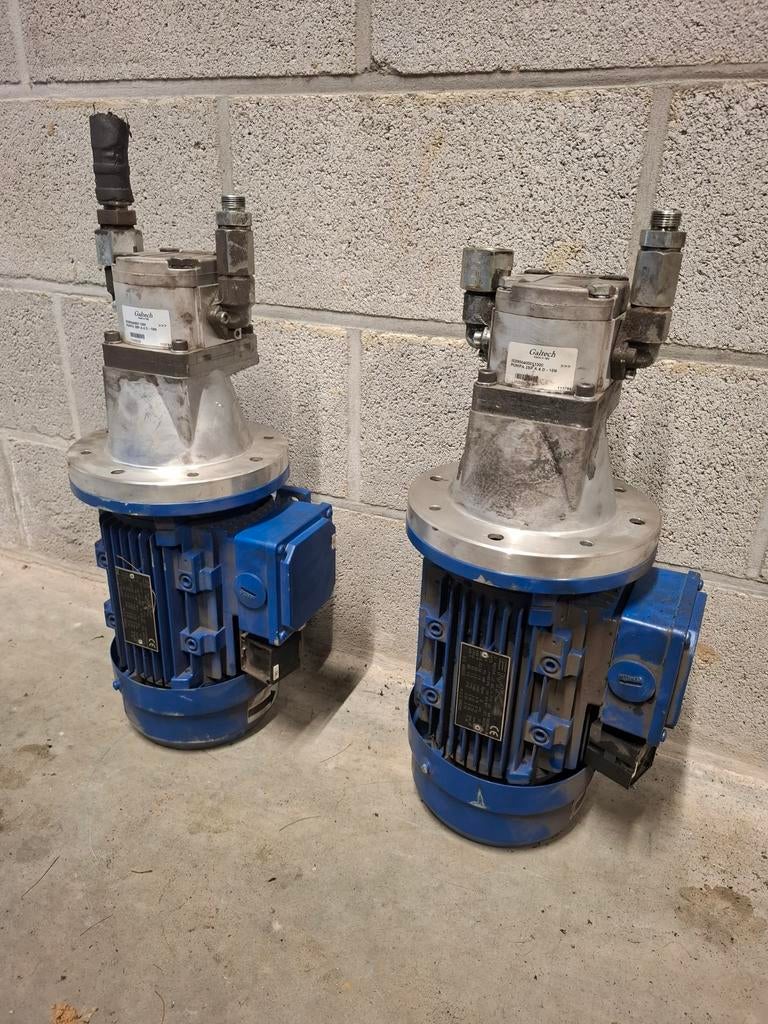 hydraulische pomp met motor, Ophalen