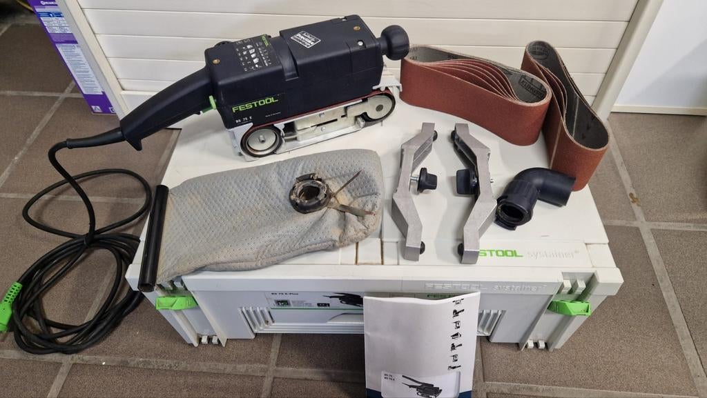 Festool bs75 E-plus bandschuurmachine, Ophalen of Verzenden, Bandschuurmachine