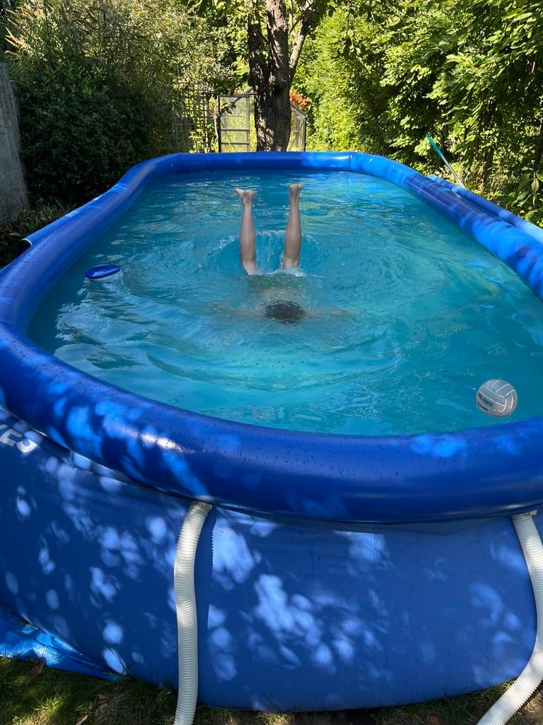 !!!!à donner piscine 6m/4m !!!!, Jardin & Terrasse, 300 cm ou plus, Enlèvement, Utilisé, Rectangulaire