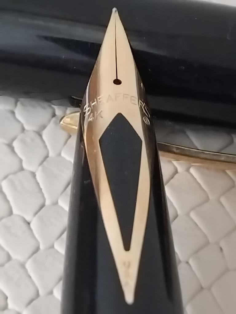 Vtg."SHEAFFER"VULPEN 14k goud, Verzamelen, Pennenverzamelingen, Ophalen of Verzenden, Vulpen, Sheaffer