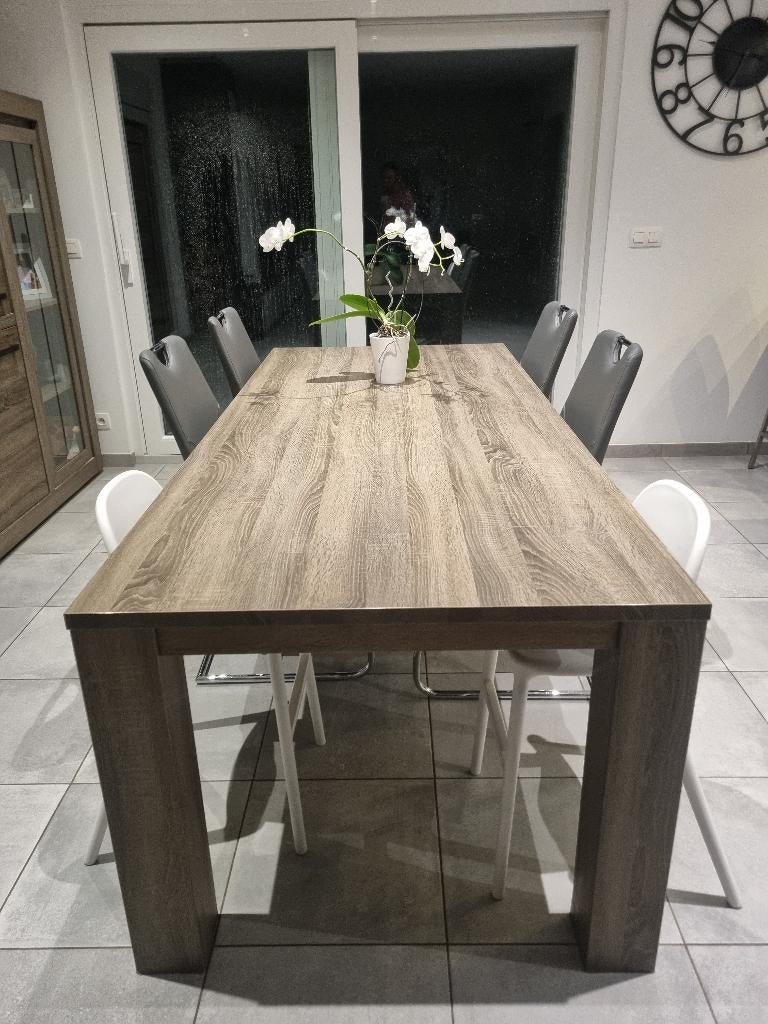 Table à manger, Maison & Meubles, Tables | Tables à manger, Utilisé, 50 à 100 cm, 200 cm ou plus, Cinq personnes ou plus, Rectangulaire