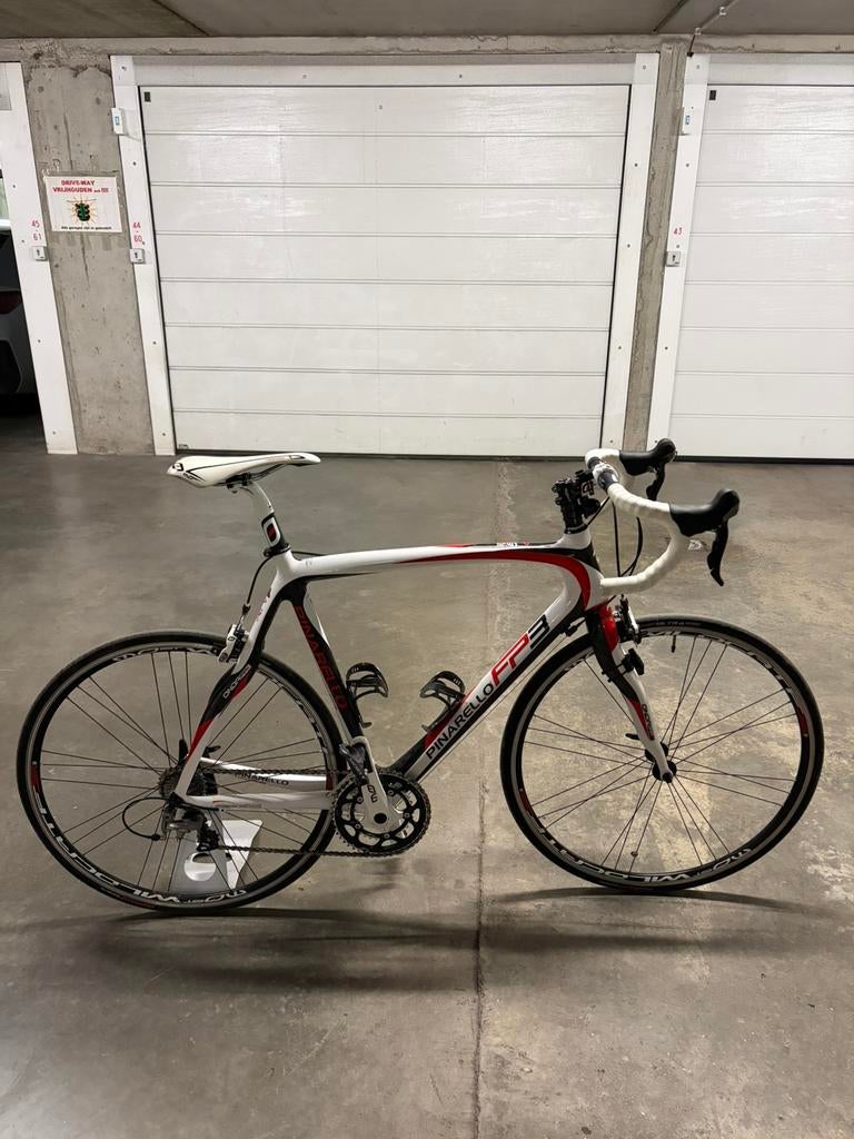 pinarello fp3 koersfiets + staander, Fietsen en Brommers, Fietsen | Racefietsen, Ophalen, Zo goed als nieuw, Carbon