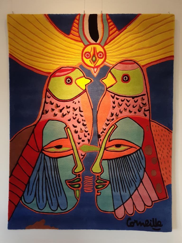 Tapis : Splendeur Tropicale - Guillaume Corneille, Antiquités & Art, Enlèvement