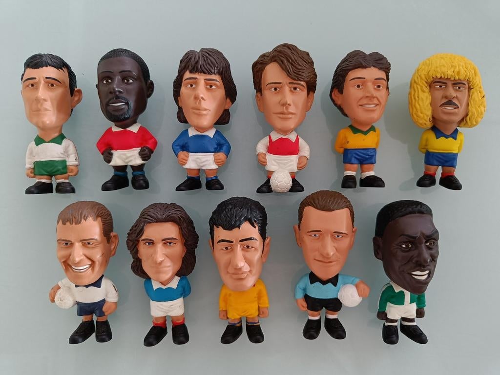 Miniatuur voetballers TCC '97, Verzamelen, Ophalen of Verzenden, Gebruikt, Beeldje of Poppetje