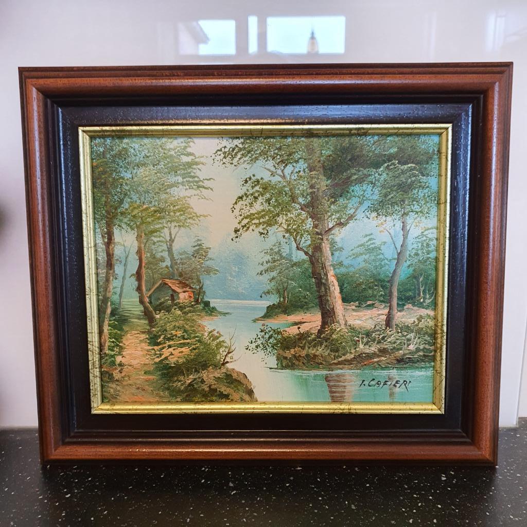 origineel schilderij van Irene Cafieri, Antiquités & Art, Art | Peinture | Classique, Enlèvement