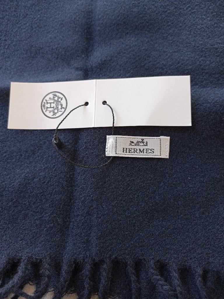 mooie marineblauwe nieuwe herensjaal, Neuf, Andere, Écharpe, Enlèvement