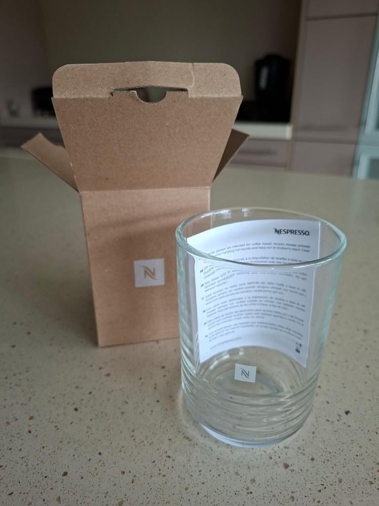 Nespresso Barista receptglas small nieuw, Enlèvement ou Envoi, Neuf, Tasse(s) et/ou soucoupe(s)