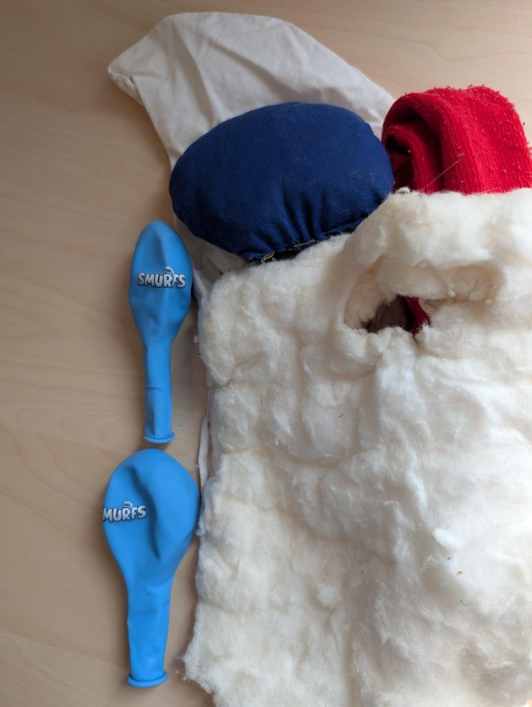 Smurfenkostuum 5 tot 7 jaar, Kinderen en Baby's, Carnavalskleding en Verkleedspullen, Ophalen of Verzenden, Gebruikt, Jongen of Meisje