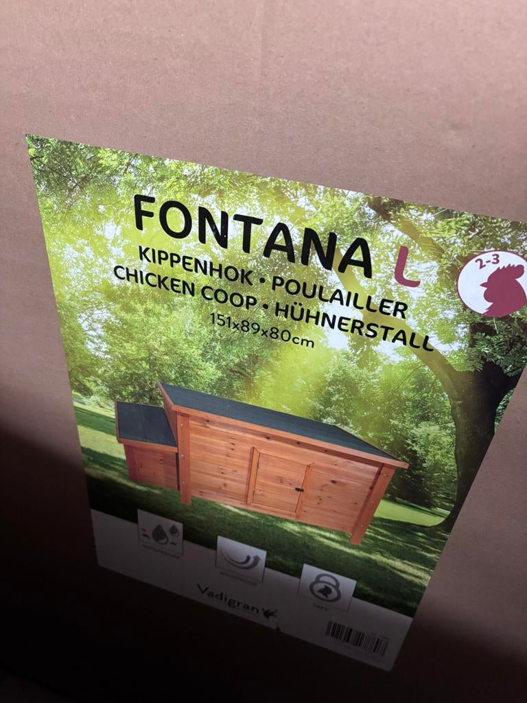 Poulailler - Fontana L - 151x90x80 - Neuf !, Diversen, Levensmiddelen, Ophalen