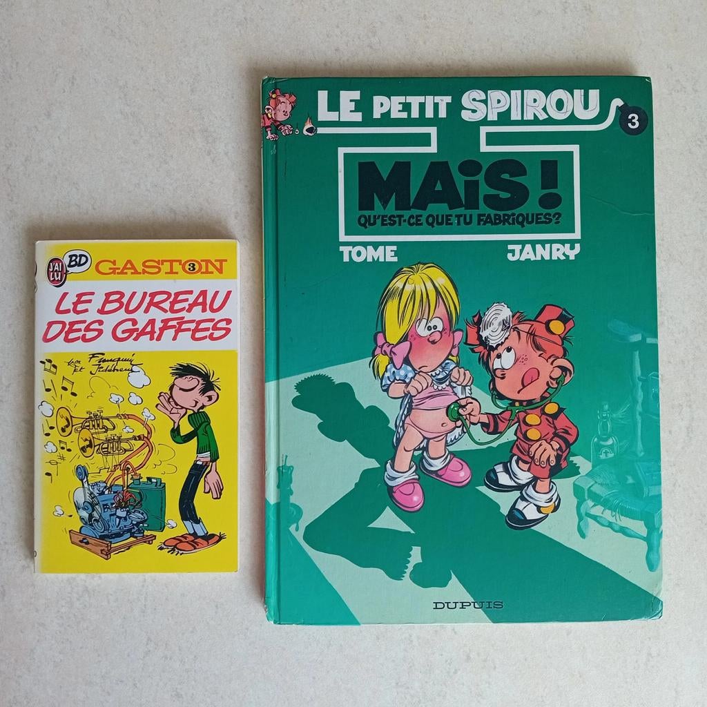 BD Gaston Lagaffe et Le petit Spirou, Livres, Plusieurs BD, Enlèvement ou Envoi, Comme neuf, Franquin