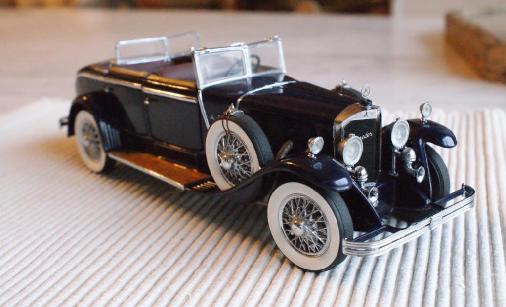 Mercedes Modèle K 1926, cabriolet, Franklin Mint 1:24, Hobby & Loisirs créatifs, Enlèvement ou Envoi, Comme neuf, Voiture, Autres marques
