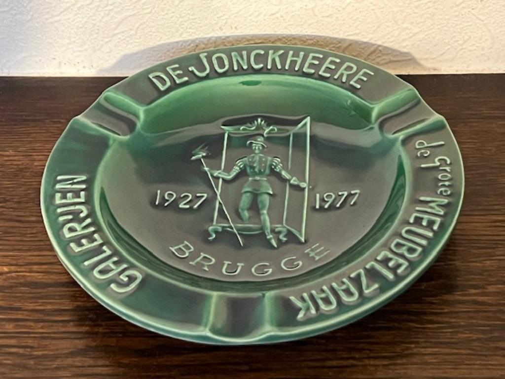 Cendrier publicitaire De Jonckheere Brugge, datant de 1977, Enlèvement